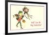 Froggie Went A-Courtin-null-Framed Premium Giclee Print