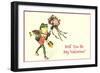 Froggie Went A-Courtin-null-Framed Art Print