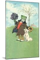 Froggy Went A'Courtin'-null-Mounted Art Print