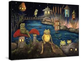 Frogland 1-Leah Saulnier-Stretched Canvas