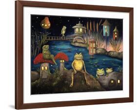 Frogland 1-Leah Saulnier-Framed Giclee Print