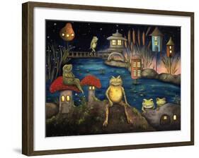 Frogland 1-Leah Saulnier-Framed Giclee Print