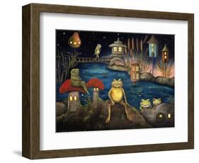 Frogland 1-Leah Saulnier-Framed Giclee Print