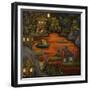 Frogland #2.-Leah Saulnier-Framed Giclee Print