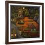 Frogland #2.-Leah Saulnier-Framed Giclee Print