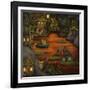 Frogland #2.-Leah Saulnier-Framed Giclee Print