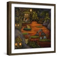 Frogland #2.-Leah Saulnier-Framed Premium Giclee Print