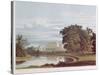 Frogmore, Windsor from Pyne's 'Royal Residences', 1818 (Aquatint)-William Henry Pyne-Stretched Canvas