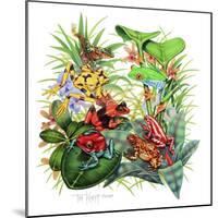 Frogs About-Tim Knepp-Mounted Giclee Print