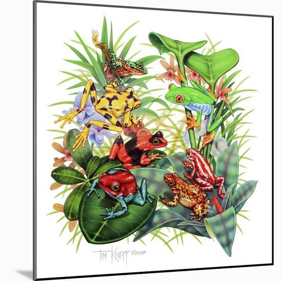 Frogs About-Tim Knepp-Mounted Giclee Print