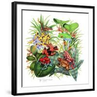 Frogs About-Tim Knepp-Framed Giclee Print