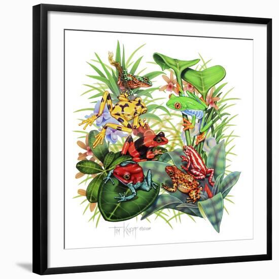 Frogs About-Tim Knepp-Framed Giclee Print