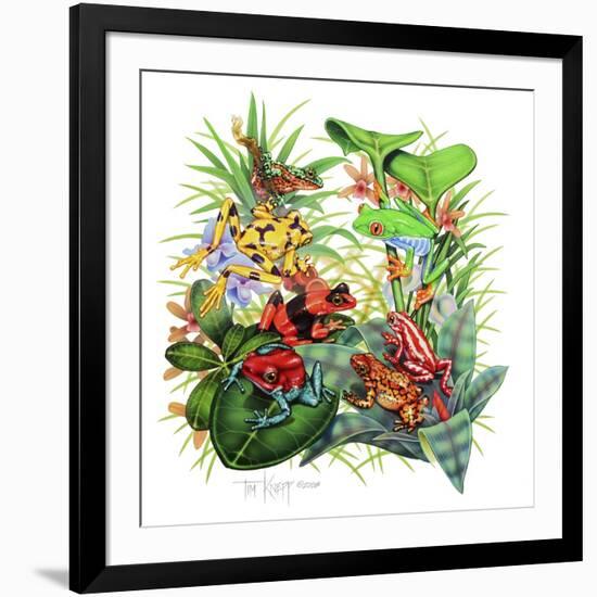 Frogs About-Tim Knepp-Framed Giclee Print