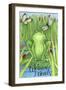 Frogs and Friends Welcome-Melinda Hipsher-Framed Giclee Print
