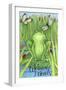 Frogs and Friends Welcome-Melinda Hipsher-Framed Giclee Print