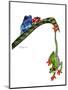 Frogs Hanging Out-Tim Knepp-Mounted Premium Giclee Print