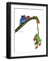 Frogs Hanging Out-Tim Knepp-Framed Giclee Print