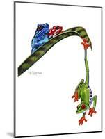 Frogs Hanging Out-Tim Knepp-Mounted Giclee Print