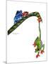Frogs Hanging Out-Tim Knepp-Mounted Premium Giclee Print