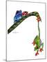 Frogs Hanging Out-Tim Knepp-Mounted Giclee Print