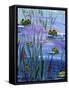 Frogs in the Pond-sylvia pimental-Framed Stretched Canvas