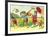 Frogs on Summer Outing-null-Framed Premium Giclee Print