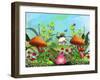 Frogs Queen-Ata Alishahi-Framed Giclee Print