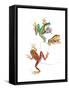 Frogs-null-Framed Stretched Canvas