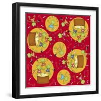 Frogs-Maria Trad-Framed Giclee Print
