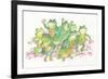 Frogs-Bill Bell-Framed Giclee Print