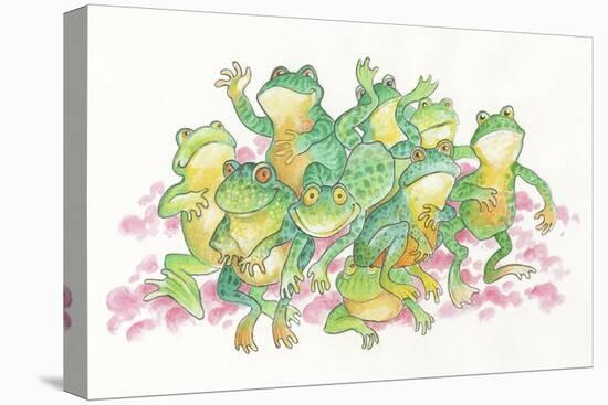 Frogs-Bill Bell-Stretched Canvas