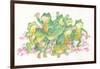 Frogs-Bill Bell-Framed Giclee Print