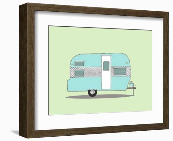 Frolic Camper-Annie Bailey Art-Framed Art Print