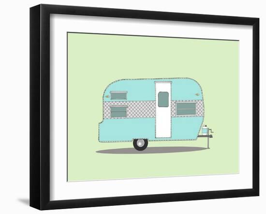 Frolic Camper-Annie Bailey Art-Framed Art Print