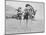 Frolicsome Trio of American Bathing Beauties Wearing the Latest Swimsuit Costumes-Emil Otto Hopp?-Mounted Photographic Print