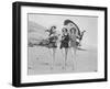 Frolicsome Trio of American Bathing Beauties Wearing the Latest Swimsuit Costumes-Emil Otto Hopp?-Framed Premium Photographic Print