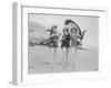Frolicsome Trio of American Bathing Beauties Wearing the Latest Swimsuit Costumes-Emil Otto Hopp?-Framed Premium Photographic Print