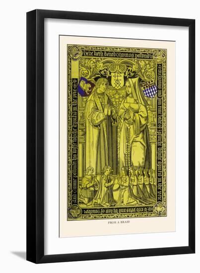 From a Brass-H. Shaw-Framed Art Print