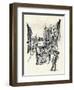 From a Chalk Drawing by Emil Orlik, C1900-Emil Orlik-Framed Giclee Print