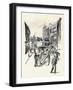 From a Chalk Drawing by Emil Orlik, C1900-Emil Orlik-Framed Giclee Print