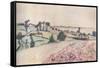 'From a drawing in coloured chalks by Lucien Pissarro', c20th century-Lucien Pissaro-Framed Stretched Canvas