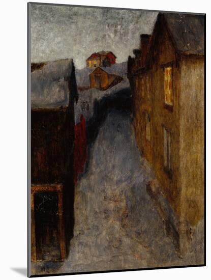 From a Sad Town-Erik Theodor Werenskiold-Mounted Giclee Print