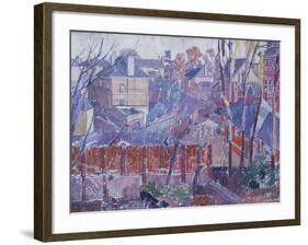 From a Window in Cambrian Road, Richmond-Spencer Gore-Framed Giclee Print