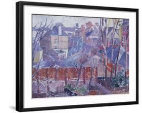 From a Window in Cambrian Road, Richmond-Spencer Gore-Framed Giclee Print