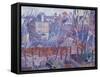 From a Window in Cambrian Road, Richmond-Spencer Gore-Framed Stretched Canvas