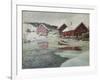 From Akers River, 1901-Fritz Thaulow-Framed Giclee Print