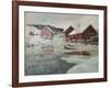 From Akers River, 1901-Fritz Thaulow-Framed Giclee Print