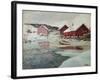 From Akers River, 1901-Fritz Thaulow-Framed Giclee Print