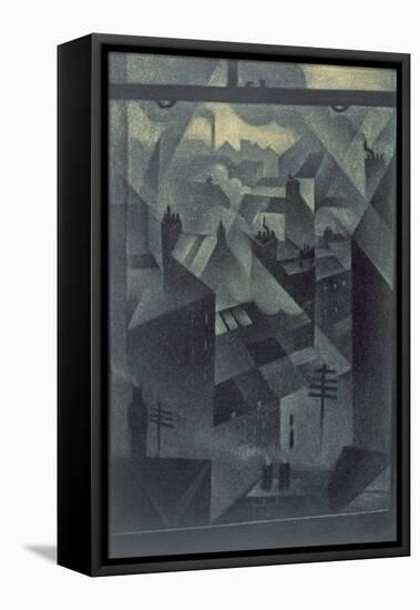 From an Office Window, 1918-Christopher Richard Wynne Nevinson-Framed Stretched Canvas