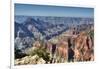 From Bright Angel Point, North Rim, Grand Canyon National Park, UNESCO World Heritage Site, Arizona-Richard Maschmeyer-Framed Photographic Print